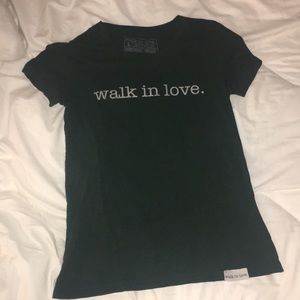 Emerald Green Walk in Love T-shirt